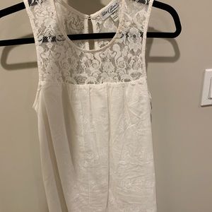 White Summer sleeveless Dress